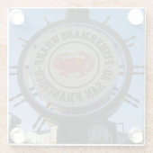 サンフランシスコフィッシャーマンズワーフガラスコースター ガラスコースター (裏面)