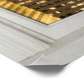 サンフランシスコフェイクナイトフェイクホワイトウィンドウ ポスター (角)