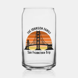 サンフランシスコブリッジサンセットカスタムトリップ土産 ガラス缶