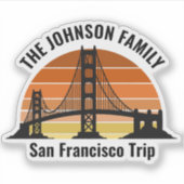 サンフランシスコブリッジサンセットカスタムノートブックPC シール (正面)