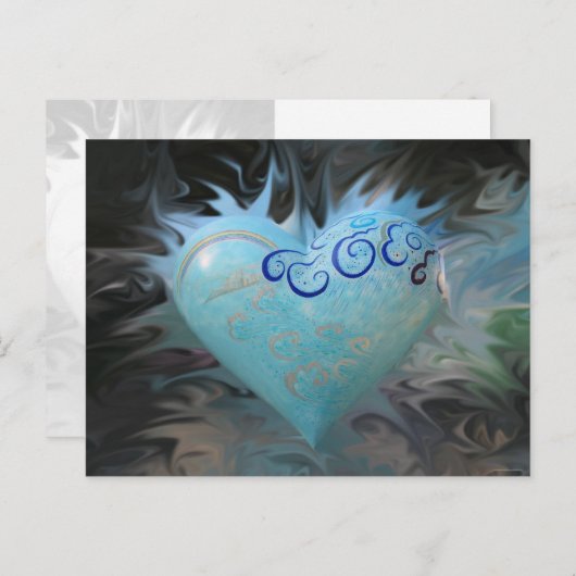 サンフランシスコブルーハート – ポストカード (正面/裏面)