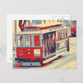 サンフランシスコブルーレッド ポストカード (正面/裏面)