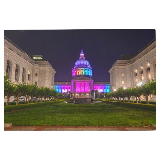 サンフランシスコプライド メタルプリント (正面)