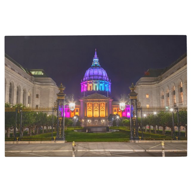 サンフランシスコプライド メタルプリント (正面)