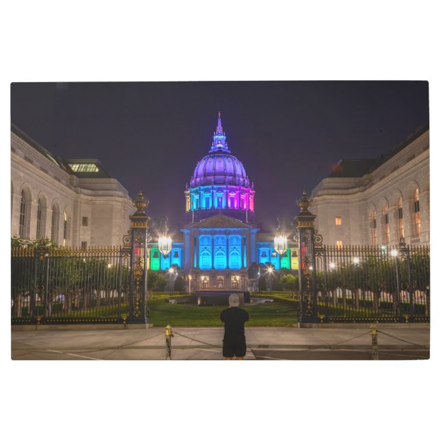 サンフランシスコプライド メタルプリント (正面)