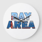 サンフランシスコベイエリア ラージ壁時計 (正面)