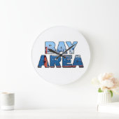 サンフランシスコベイエリア ラージ壁時計 (ホーム)