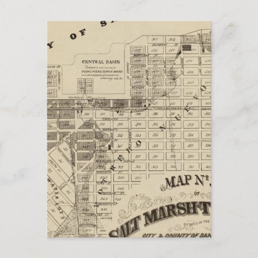 サンフランシスコベイソルトマーシュ ポストカード (正面)