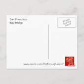 サンフランシスコベイブリッジ ポストカード (裏面)
