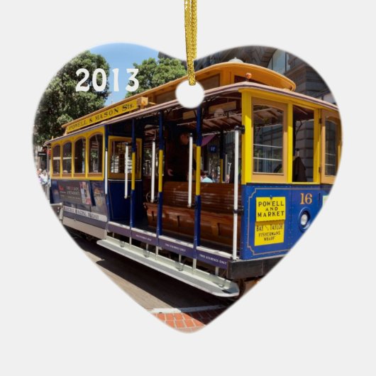 サンフランシスコホリデイオーナメント セラミックオーナメント (正面)