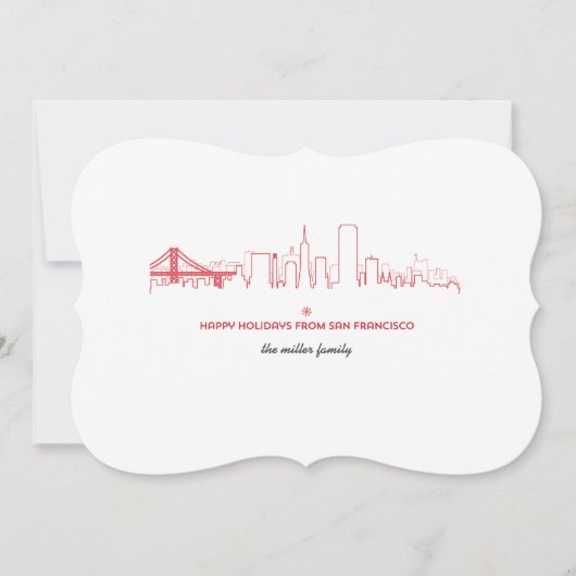 サンフランシスコホリデイスカイライン シーズンカード (正面)