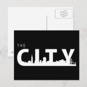 サンフランシスコポストカードブラック ポストカード (正面/裏面)