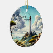 サンフランシスコランドマークサミナリー セラミックオーナメント (右)