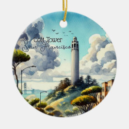 サンフランシスコランドマークサミナリー セラミックオーナメント
