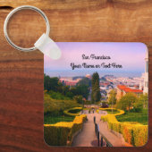 サンフランシスコリヨン通りステップス#2-3キーチェーン キーホルダー (正面)