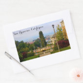 サンフランシスコリヨン通りステップス#4-2ステッカー 長方形シール (封筒)