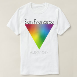 サンフランシスコレインボートライアングルゲイLGBTプライド名 Tシャツ