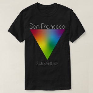 サンフランシスコレインボートライアングルゲイLGBT同性愛者名 Tシャツ