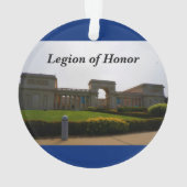 サンフランシスコレジオンオブオナーブルーオーナメント オーナメント (裏面)
