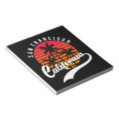 サンフランシスコレトロサンセットメモ帳 ノートパッド (アングル)