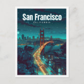 サンフランシスコヴィンテージアートトラベル ポストカード (正面)