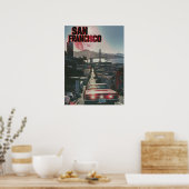 サンフランシスコヴィンテージアート ポスター (キッチン)