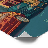 サンフランシスコヴィンテージカー ポスター (角)