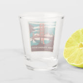 サンフランシスコヴィンテージスタイルゴールデンゲートブリッジ ショットグラス (裏面)