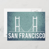 サンフランシスコヴィンテージ旅行観光客追加 ポストカード (正面/裏面)