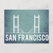 サンフランシスコヴィンテージ旅行観光客追加 ポストカード (正面)