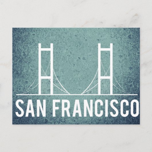 サンフランシスコヴィンテージ旅行観光客追加 ポストカード (正面)