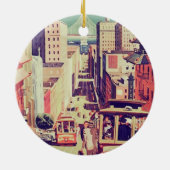 サンフランシスコヴィンテージ葉書 セラミックオーナメント (裏面)