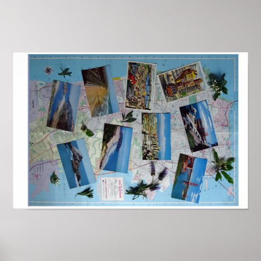 サンフランシスコヴィンテージ風景ポスター ポスター (正面)