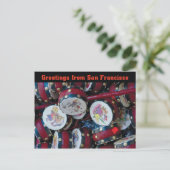 サンフランシスコ中国タウンハガキ ポストカード (スタンド正面)