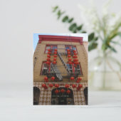 サンフランシスコ中華街の寺院はがき ポストカード (スタンド正面)