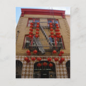 サンフランシスコ中華街の寺院はがき ポストカード (正面)