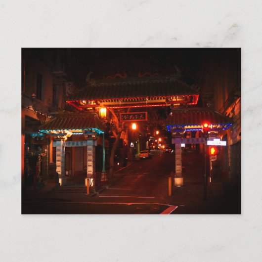 サンフランシスコ中華街ゲート#2はがき ポストカード (正面)