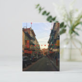 サンフランシスコ中華街灯#2はがき ポストカード (スタンド正面)