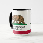 サンフランシスコ共和国15oz マグカップ (正面左)