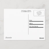 サンフランシスコ写真コラージュ ポストカード (裏面)