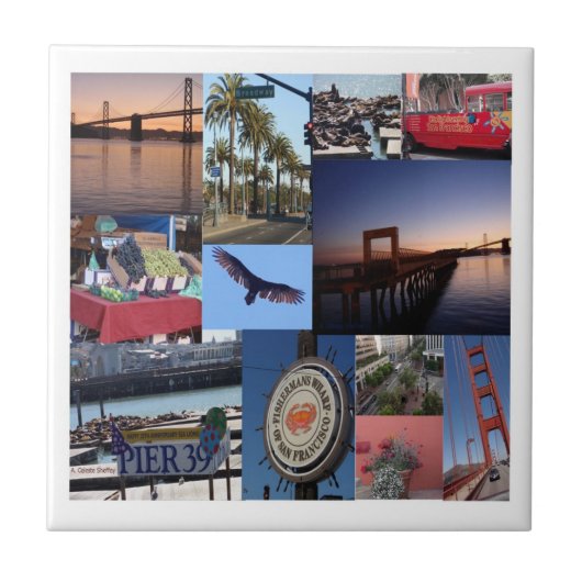 サンフランシスコ写真タイル タイル (正面)