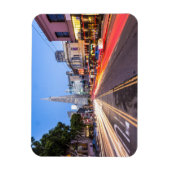 サンフランシスコ北ビーチ運動ぼやけ交通 マグネット (縦)