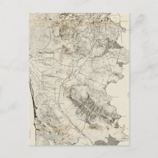 サンフランシスコ半島 ポストカード (正面)