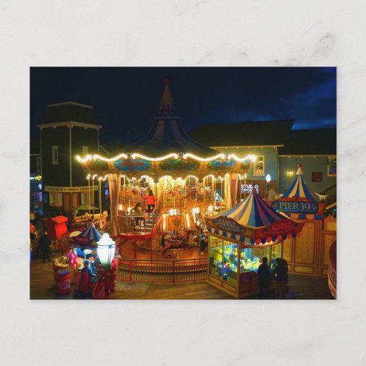 サンフランシスコ回転木馬ピア39 #2-1ポストカード ポストカード (正面)
