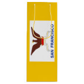 サンフランシスコ国旗、カリフォルニアワイン抱き枕 ワインギフトバッグ (正面)