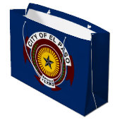 サンフランシスコ国旗、カリフォルニア大抱き枕 ラージペーパーバッグ (裏面アングル)