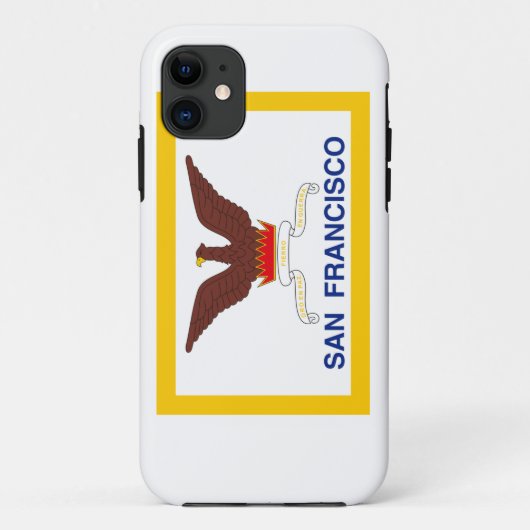 サンフランシスコ国旗 Case-Mate iPhoneケース (裏面)