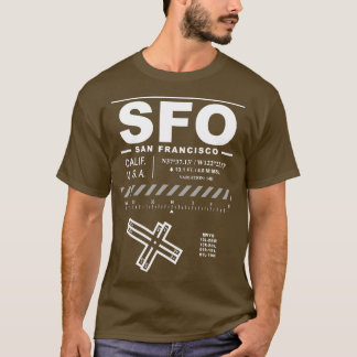 サンフランシスコ国際的エアポートカリフォルニアベイ Tシャツ