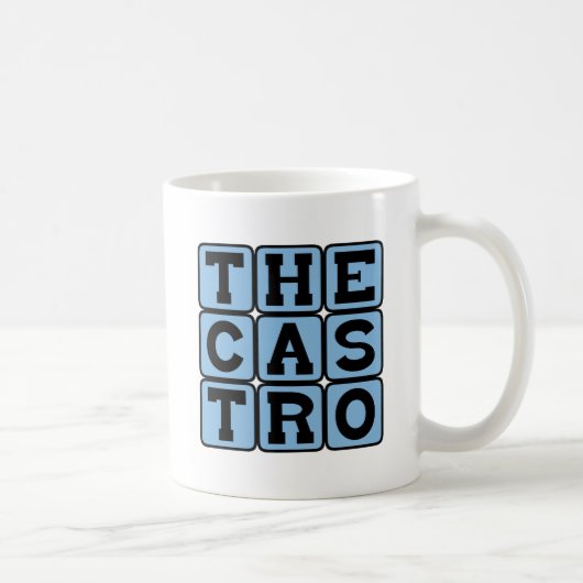サンフランシスコ地区のカストロ コーヒーマグカップ (右)