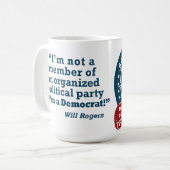 サンフランシスコ地区11の民主党員の公式のマグ コーヒーマグカップ (正面左)